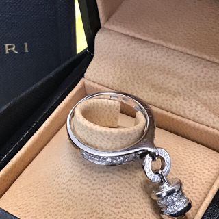 ブルガリ(BVLGARI)のBVLGARI ビーゼロワン エレメントリング K18 WG 中古美品(リング(指輪))