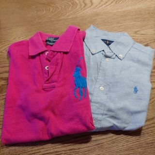 ラルフローレン(Ralph Lauren)のsk様専用　RALPH LAUREN　ボタンシャツ　ポロシャツ追加　130(ブラウス)