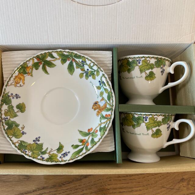 Noritake(ノリタケ)のノリタケ　THE NATIONAL TRUST　コーヒーカップ&ソーサー2個 インテリア/住まい/日用品のキッチン/食器(グラス/カップ)の商品写真