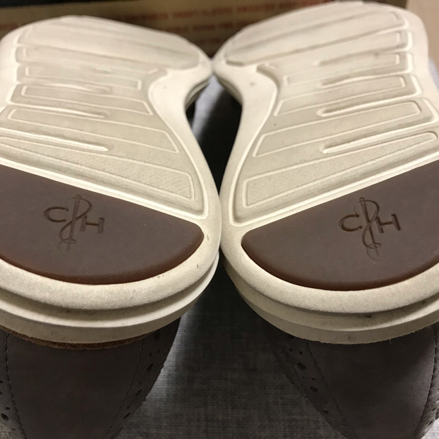 Cole Haan(コールハーン)のコールハーン　ルナグランド　ウィングチップ　グレー　8M メンズの靴/シューズ(ドレス/ビジネス)の商品写真