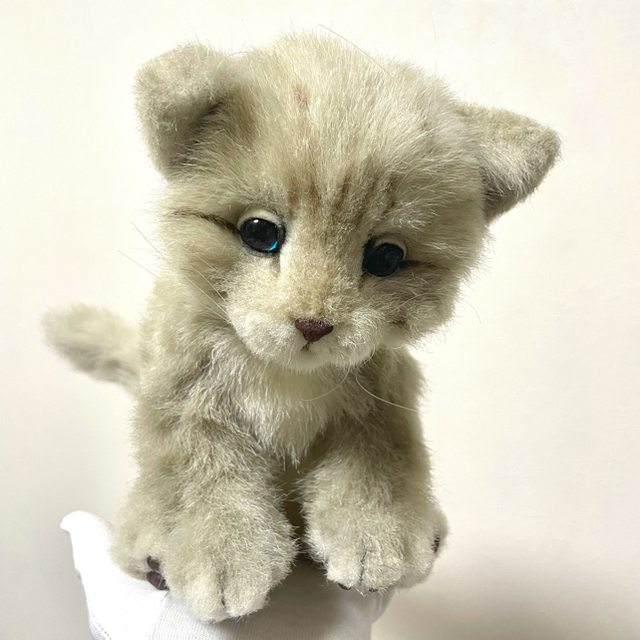 【完売いたしました】全身可動 ねこ ぬいぐるみ ハンドメイド