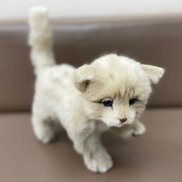 【完売いたしました】全身可動 ねこ ぬいぐるみ ハンドメイド