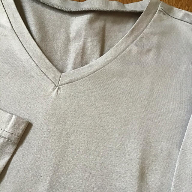 ベルメゾン(ベルメゾン)の黒7分袖　グレー長袖　カットソー2枚組　値下 レディースのトップス(Tシャツ(長袖/七分))の商品写真