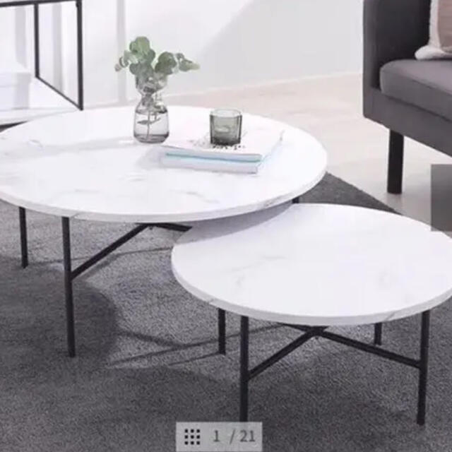 IKEA - ロウヤ 大理石ローテーブルの通販 by 味仙|イケアならラクマ