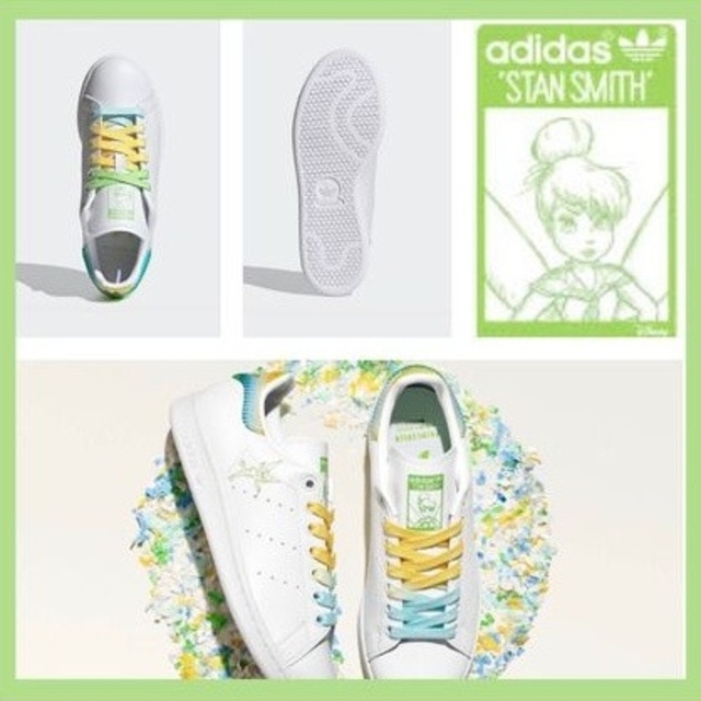 adidas(アディダス)の正規品 スタンスミス STAN SMITH tinkerbell ティンカーベル レディースの靴/シューズ(スニーカー)の商品写真