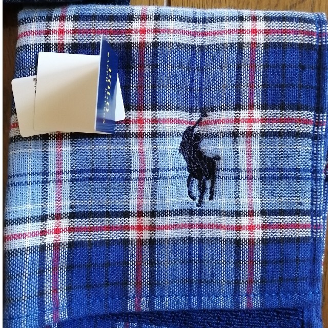 POLO RALPH LAUREN(ポロラルフローレン)のPOLO タオルハンカチ3枚セット メンズのファッション小物(ハンカチ/ポケットチーフ)の商品写真