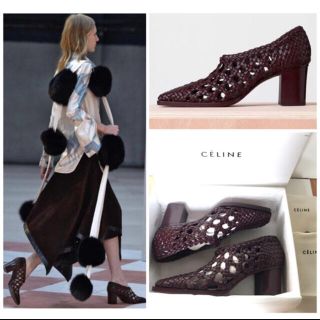 セリーヌ(celine)の【専用】CELINE メッシュパンプス(ハイヒール/パンプス)