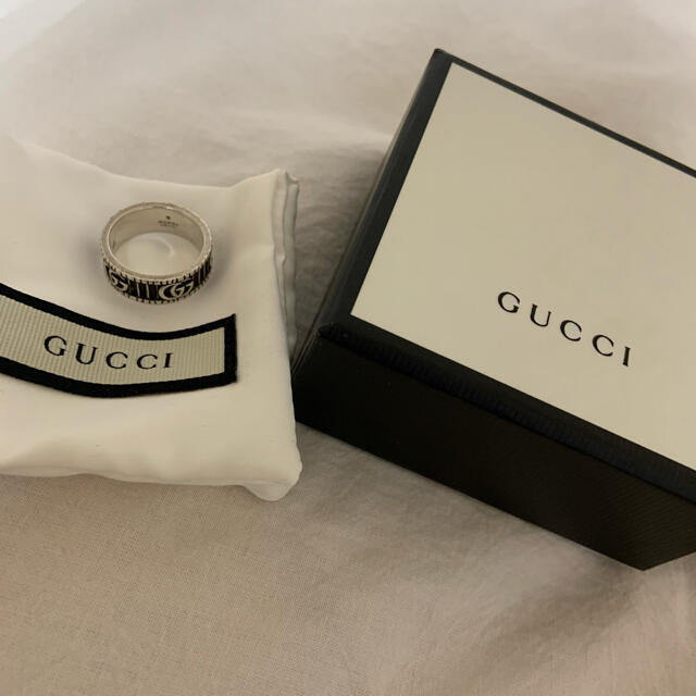 Gucci(グッチ)のgucci リング 16号 ダブルG メンズのアクセサリー(リング(指輪))の商品写真