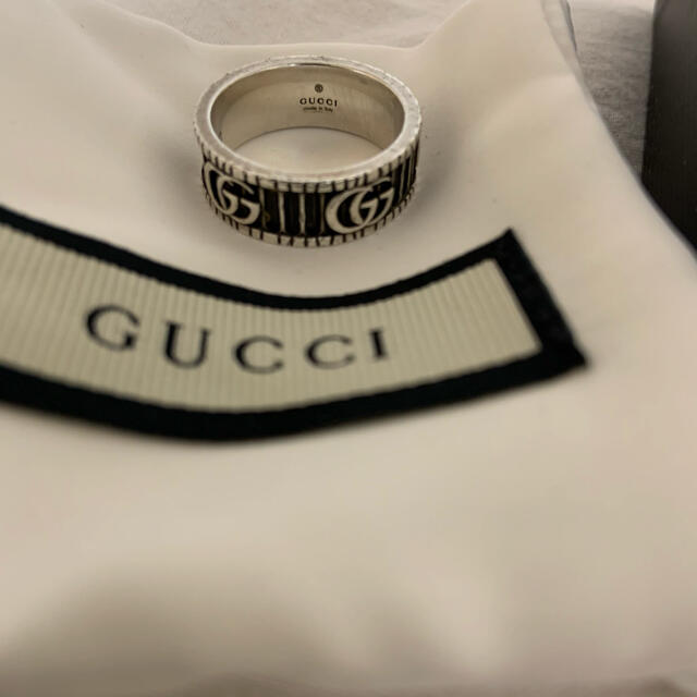 Gucci(グッチ)のgucci リング 16号 ダブルG メンズのアクセサリー(リング(指輪))の商品写真