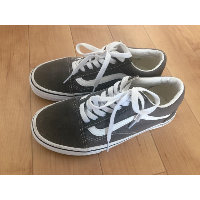 VANSオールドスクールスニーカー ダークグレーMD gray UK4 23cm