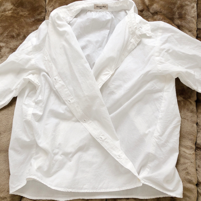 SM2(サマンサモスモス)のSamansa Mos2 ＊ リネン混ゆるシャツ レディースのトップス(シャツ/ブラウス(半袖/袖なし))の商品写真