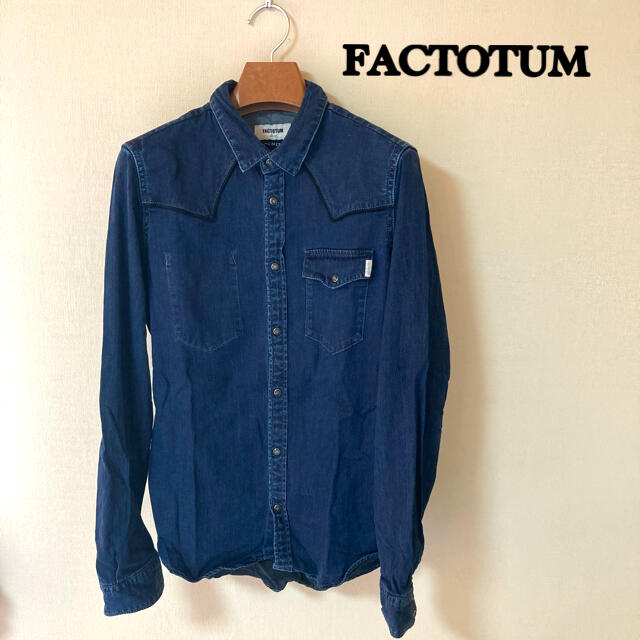 FACTOTUM - FACTOTUM モダールウエスタンデニムシャツ ファクトタムの