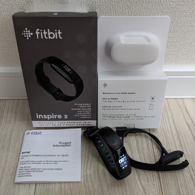 fitbit inspire 2 フィットビット インスパイア2  黒