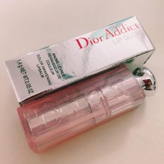 ディオール(Dior)のDiorリップグロウ #001 ミニサイズ(リップグロス)