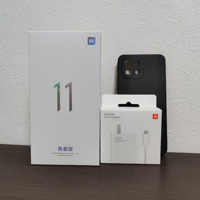 ANDROID(アンドロイド)のXiaomi Mi11 Lite 5G (青春版) +TPUケース スマホ/家電/カメラのスマートフォン/携帯電話(スマートフォン本体)の商品写真