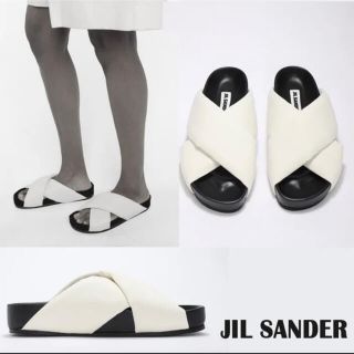 ジルサンダー(Jil Sander)の正規品　jil sander クロスサンダル(サンダル)