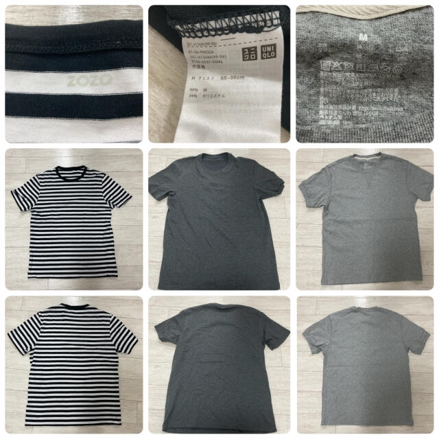 UNIQLO(ユニクロ)のメンズ 春夏 ジャケット Tシャツ 短パン 10点セット メンズのトップス(Tシャツ/カットソー(半袖/袖なし))の商品写真