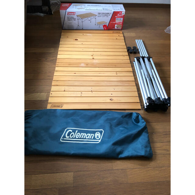 Coleman コールマン　ナチュラルウッドロールテーブル110約53kg耐荷重