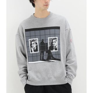 ビューティアンドユースユナイテッドアローズ(BEAUTY&YOUTH UNITED ARROWS)のC.E / シーイー　UNBALANCE BEHIND CREW NECK(スウェット)