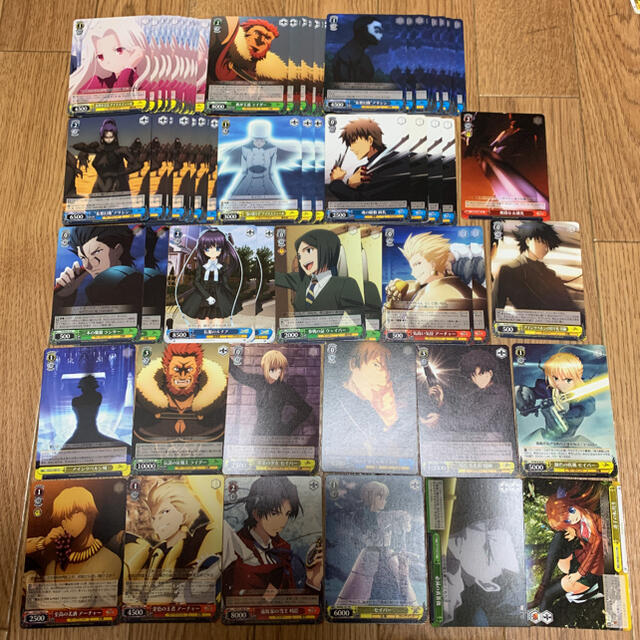 ヴァイスシュヴァルツ(ヴァイスシュヴァルツ)のヴァイスシュヴァルツ　fate stay nightセット　翌日発送可能！ エンタメ/ホビーのトレーディングカード(シングルカード)の商品写真