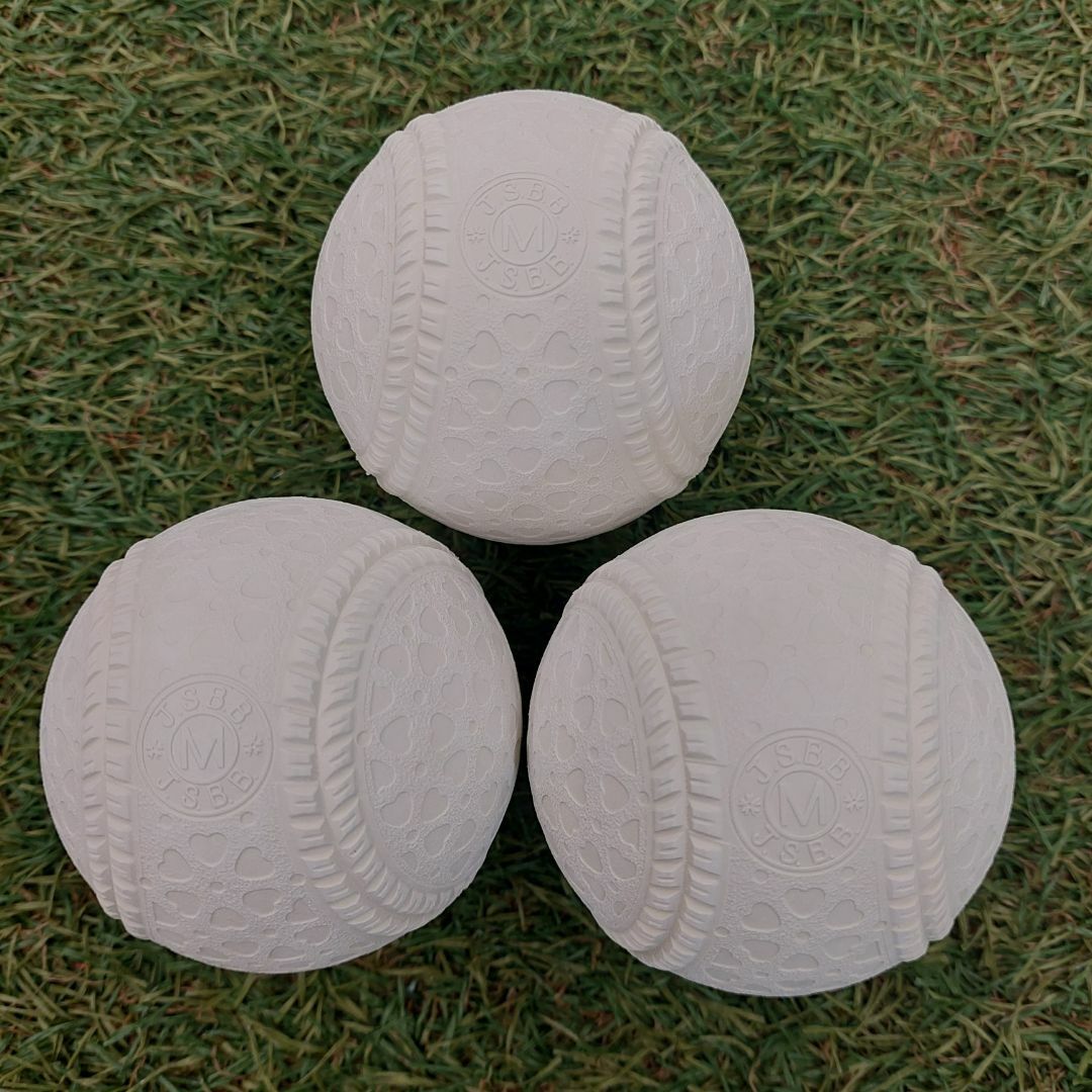 NAGASE KENKO(ナガセケンコー)のナガセケンコー 軟球ボール ケンコー M号 公認球 新品 3球 スポーツ/アウトドアの野球(ボール)の商品写真