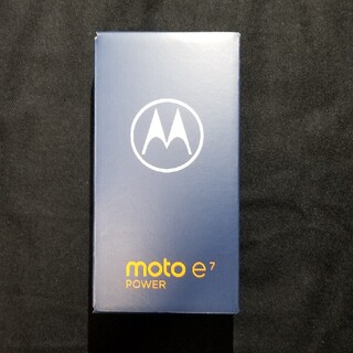 モトローラ(Motorola)の【新品未開封】moto e7 Power アンドロイドスマホ(スマートフォン本体)