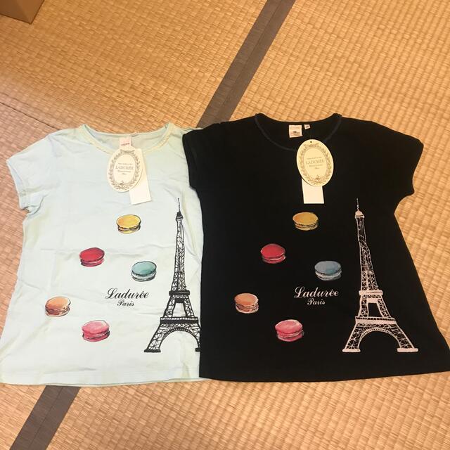 LADUREE(ラデュレ)のラデュレ　LADUREE Tシャツ 2枚セット キッズ/ベビー/マタニティのキッズ服女の子用(90cm~)(Tシャツ/カットソー)の商品写真