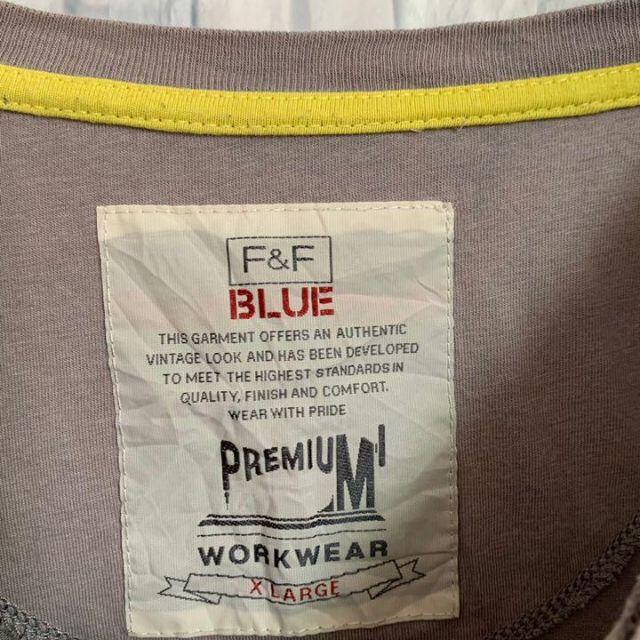 古着★スカル　Tシャツ XL f&f blue テーシャツ メンズのトップス(スウェット)の商品写真