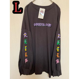 グレートフルデッド　grateful dead 　ロングＴシャツ　ロンＴ　Ｌ(Tシャツ(長袖/七分))