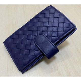 ボッテガヴェネタ(Bottega Veneta)のBOTTEGA VENETA ボッテガヴェネタ　6連キーケース　ネイビー×レザー(キーケース)