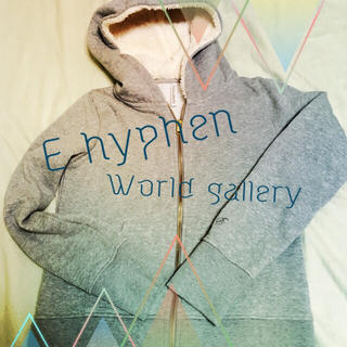 イーハイフンワールドギャラリー(E hyphen world gallery)のＥ hyphen ♡ ふわもこパーカー(パーカー)