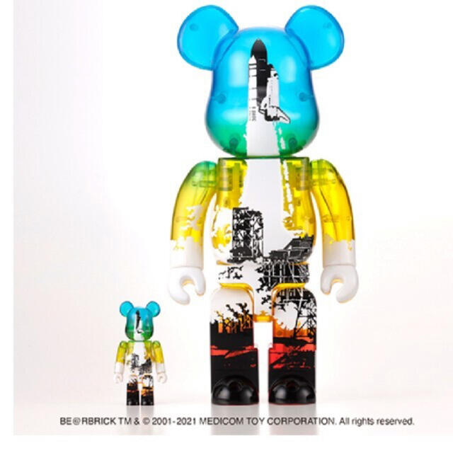 SPACE SHUTTLE  BE@RBRICK 100% & 400%