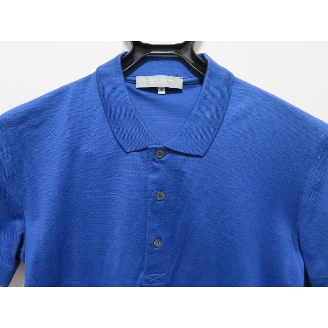 ■新品【ユナイテッドアローズ】極上イタリア製ポロシャツ ブルー S ARROWS