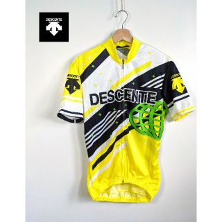 デサント(DESCENTE)のデサント ヴィンテージサイクルジャージ イエロー ジョーヌ(ウエア)