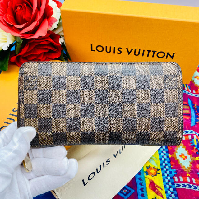 ルイヴィトン LOUIS VUITTON ダミエ ジッピー 長財布