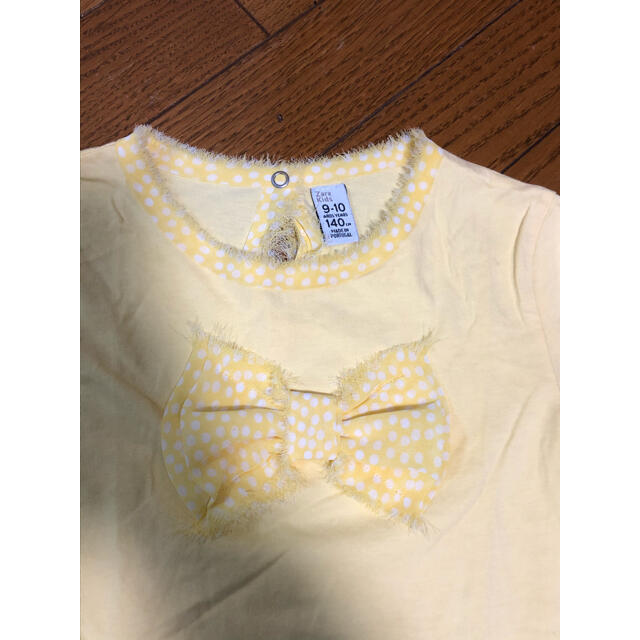 ZARA(ザラ)の140  ZARA と　ハンドメイド キッズ/ベビー/マタニティのキッズ服女の子用(90cm~)(Tシャツ/カットソー)の商品写真