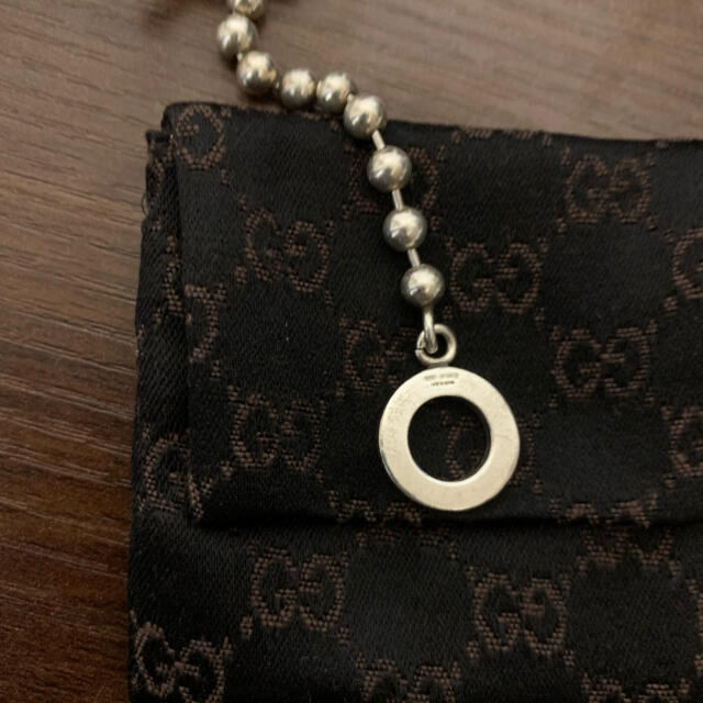 Gucci(グッチ)のGUCCI グッチ　シルバー925 ボールチェーン　ブレスレット メンズのアクセサリー(ブレスレット)の商品写真