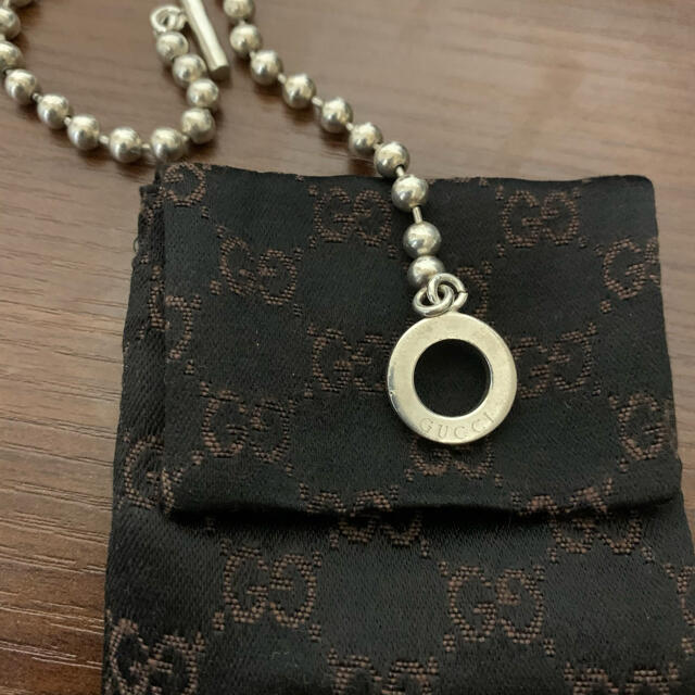 Gucci(グッチ)のGUCCI グッチ　シルバー925 ボールチェーン　ブレスレット メンズのアクセサリー(ブレスレット)の商品写真