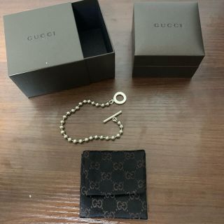 グッチ(Gucci)のGUCCI グッチ　シルバー925 ボールチェーン　ブレスレット(ブレスレット)