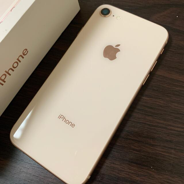 iPhone8 本体 64GB Gold simフリー - スマートフォン本体