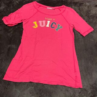 ジューシークチュール(Juicy Couture)のジューシークチュール　ピンクロゴラグラン袖Tシャツ(Tシャツ(半袖/袖なし))