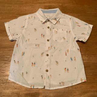 ザラキッズ(ZARA KIDS)のZARA  kids シャツ　80サイズ　9〜12m(シャツ/カットソー)