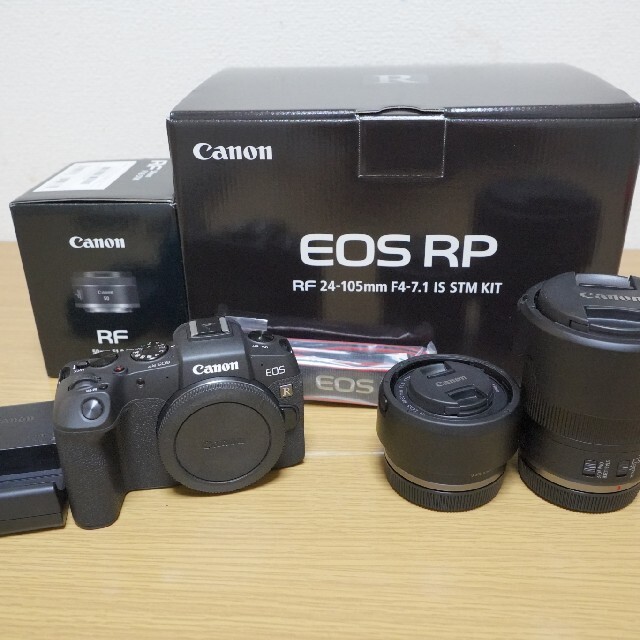 EOS RP・RF24-105mm F4-7.1 IS STM RF50mm