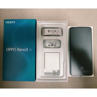 値下げ【新品・未開封】OPPOreno3a（Y!モバイル版）ホワイトSIMフリー