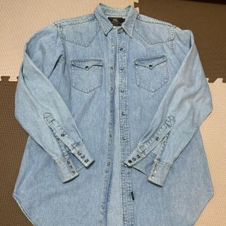 ダブルアールエル(RRL)のRRL ウエスタンシャツ　s90 ビンテージ(シャツ)