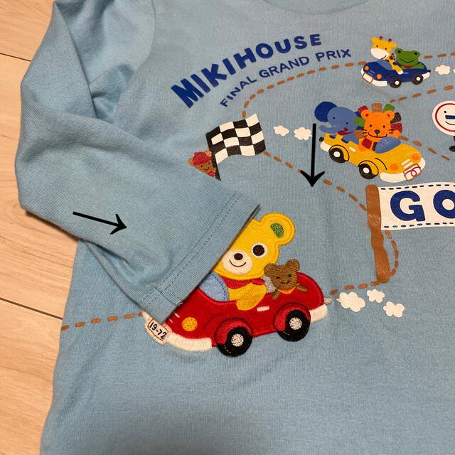 mikihouse(ミキハウス)のミキハウスTシャツ　90 キッズ/ベビー/マタニティのキッズ服男の子用(90cm~)(Tシャツ/カットソー)の商品写真