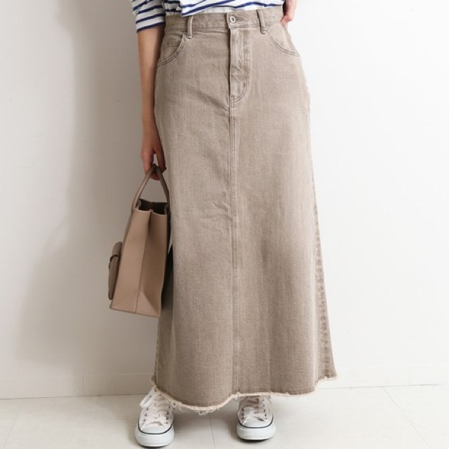 LE DENIM×MARITAS カラーマーメイドスカート スローブイエナ LE DENIM×MARITAS カラーマーメイドスカート スローブイエナ