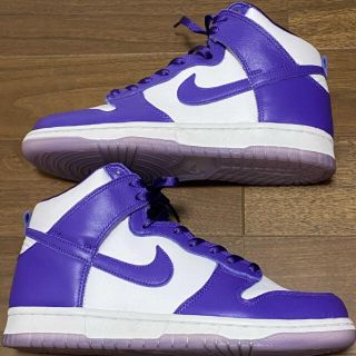 ナイキ(NIKE)のNIKE DUNK HIGH WMNS VARSITY PURPLE(スニーカー)