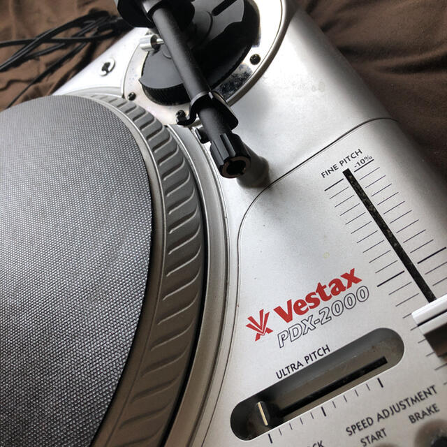 [良品]おまけスリップマット付きVestax PDX-2000(ターンテーブル) 楽器のDJ機器(ターンテーブル)の商品写真