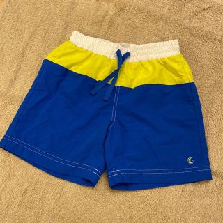 プチバトー(PETIT BATEAU)のプチバトー　男の子用水着　ブルー＆イエロー　6ans/116cm(水着)